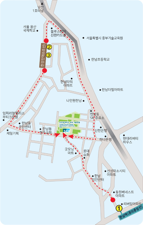 교육장 약도