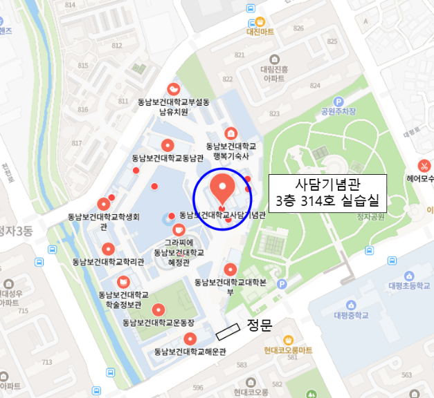 교육장 약도
